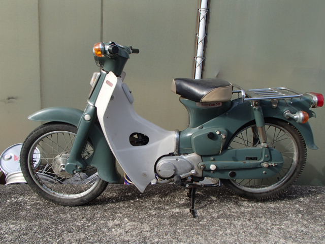 ホンダ スーパーカブ50 6V 行灯カブ C50 行灯モデル レトロ ワン