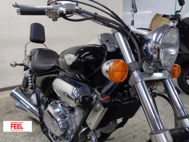 ホンダ Vツインマグナ フェニックス バックレスト ブラック 水冷V型